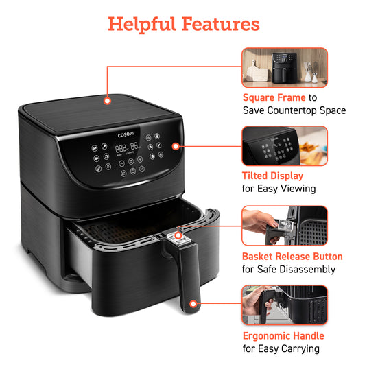 COSORI Premium 5.5-Liter Air Fryer CP158